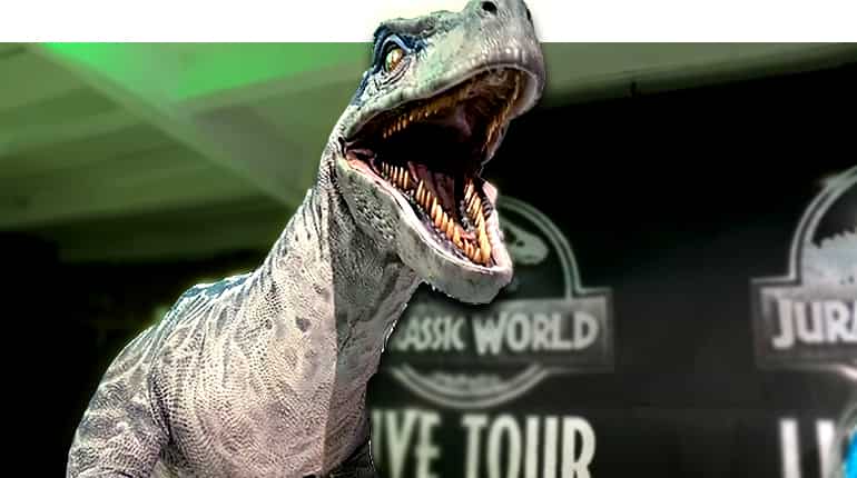 Dinosaurs on the loose! First look at the touring Jurassic World Live show