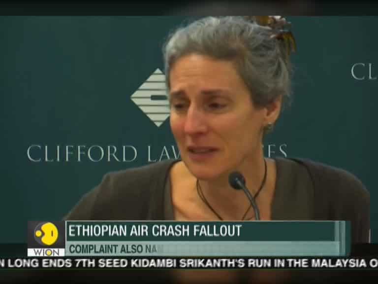 American victim's family sues boeing