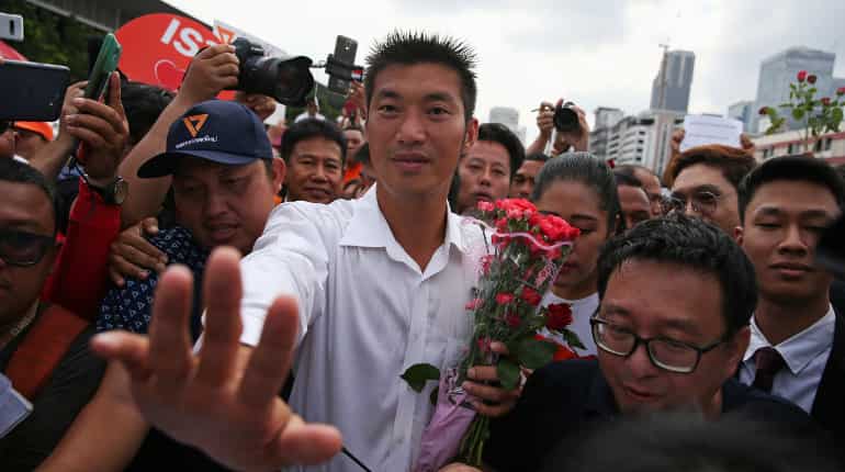 Thailand's Future Forward Party leader charged with sedition Thailand's Future Forward Party leader charged with sedition