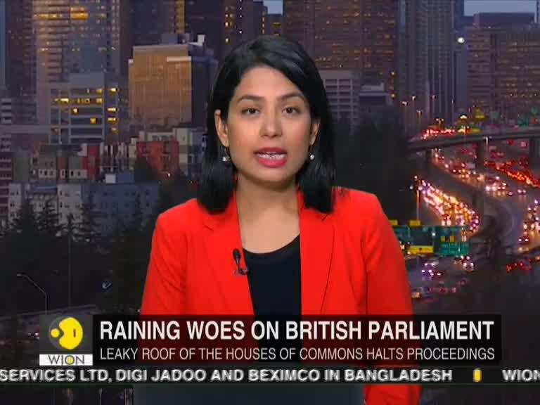 Leaking roof suspends UK Parliament proceedings