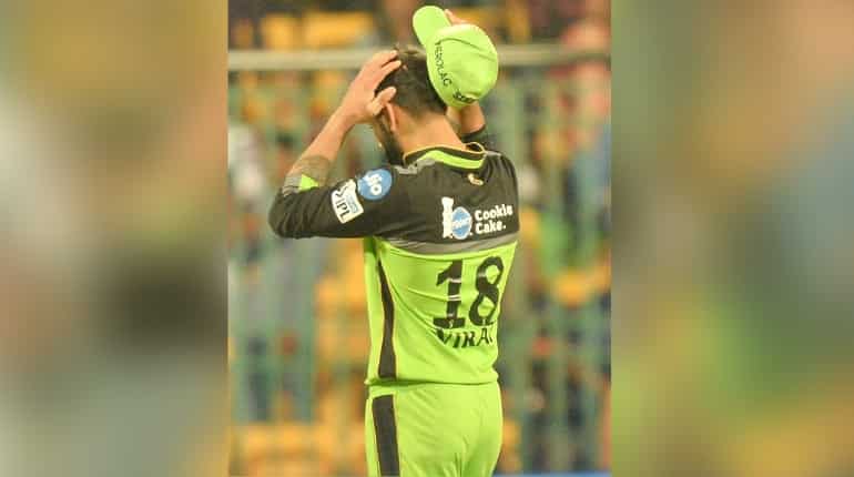 Virat Kohli-led Bangalore set record (not one they wanted to) Virat Kohli-led Bangalore set record (not one they wanted to)