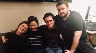 'GoT' star Kit Harington gets grilled by Emilia Clarke, John Bradley and wife Rose Leslie on 'Saturday Night Live'