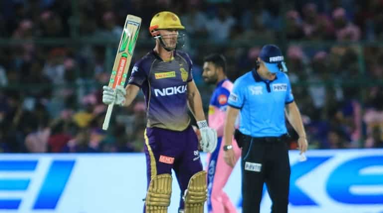 'Visit the casino': Watch how Kolkata's Chris Lynn gets lucky after bail fail against Rajasthan 'Visit the casino': Watch how Kolkata's Chris Lynn gets lucky after bail fail against Rajasthan