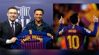 Lionel Messi is absolute genius, watching him live is fantastic, says Rahul Dravid