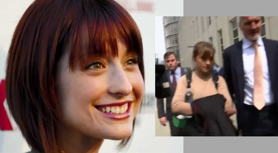 Former 'Smallville' actress says 'sorry' ahead of sentencing in sex trafficking case