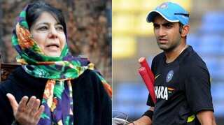 There is a wave in this country, if she doesn’t flow with it, she'll drown: Gambhir to Mehbooba Mufti