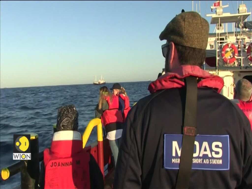 "Please find a way to help us" migrant on stranded Sea-Eye vessel begs EU