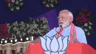 First, Karnataka, now Madhya Pradesh has become an ATM for Congress: PM Modi in Gujarat