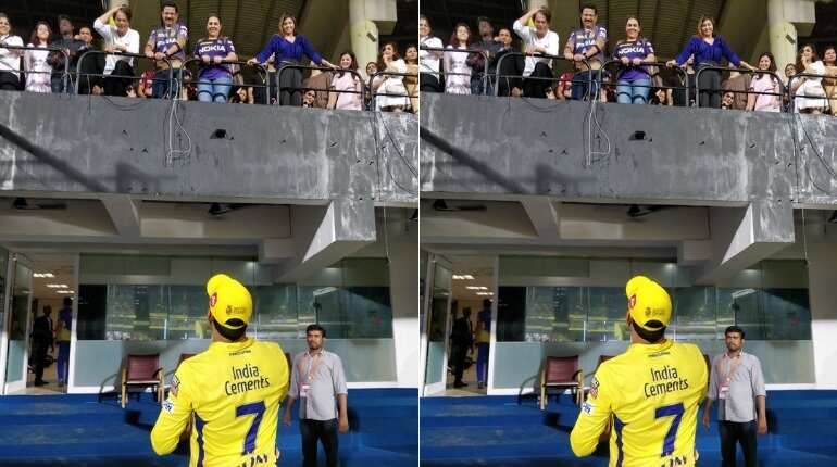 Watch: MS Dhoni, Shah Rukh Khan captured in one frame, fans go gaga