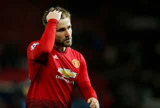 Champions League: Luke Shaw's own goal gives Barcelona advantage over tame United
