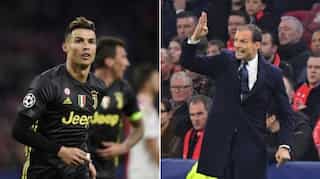 Cristiano Ronaldo on another level, says Juve's coach Massimiliano Allegri
