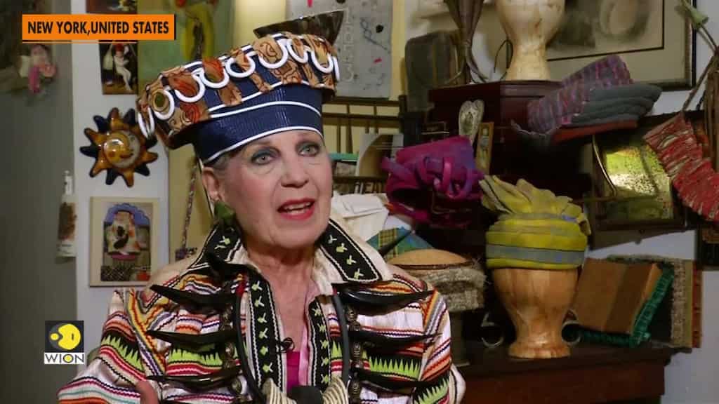 NY artist Debra Rapoport turns garbage into high-end fashion