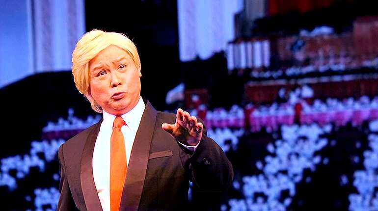 'Trump' debuts in Cantonese opera