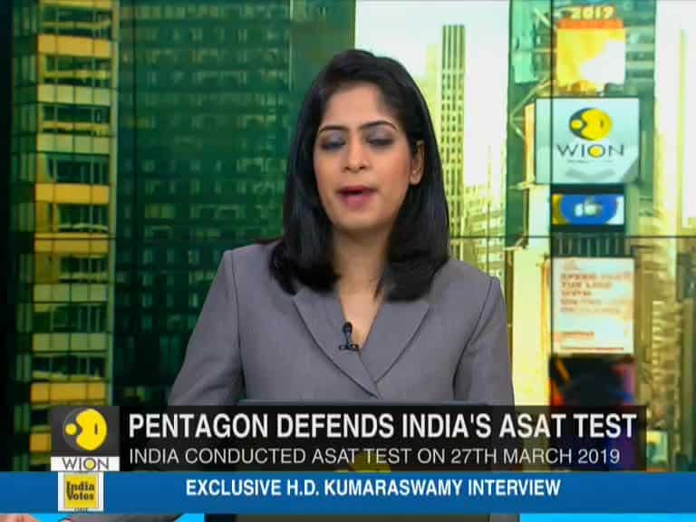 Pentagon defends India's ASAT test