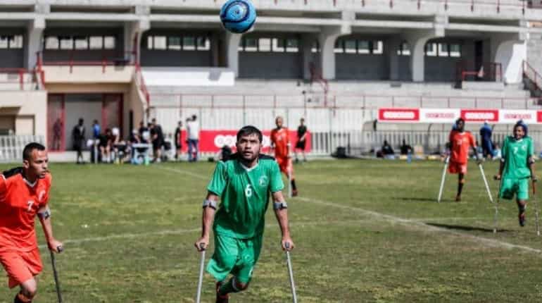 Players are either born disabled or lost limbs in war