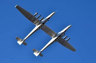 World's largest plane makes first flight over California
