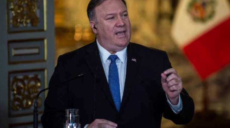 Pompeo in Peru to maintain regional pressure on Venezuela's Maduro