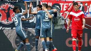 Bayern Munich ease past Duesseldorf 4-1 to reclaim top spot