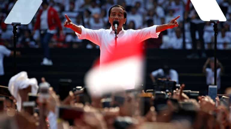 Final campaign of Jokowi