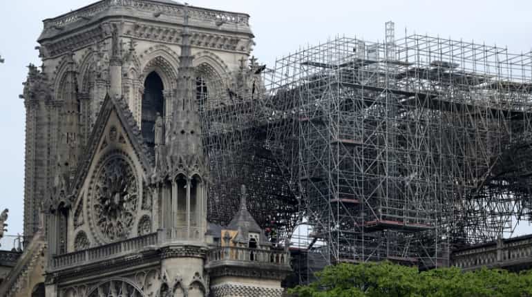Notre-Dame to hold its first mass after two months since fire Notre-Dame to hold its first mass after two months since fire