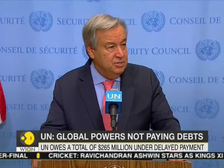 UN Owes India $38 Million Dollars