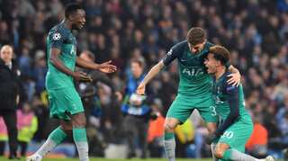 Champions League: Tottenham Hotspur stun Manchester City to go through in seven-goal thriller
