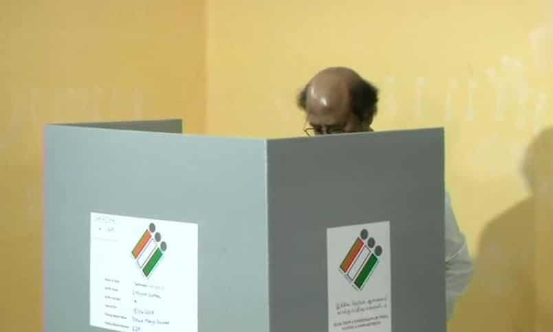 Political heavyweights in Tamil Nadu cast their votes as polling begins 