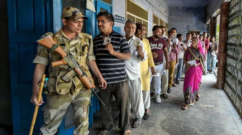 Voters in Bulandshahr