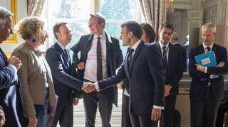 Macron hails 'exemplary' Notre-Dame firefighters during a ceremony