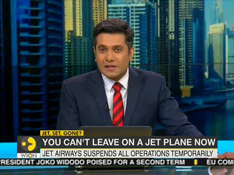 India′s Jet Airways suspends all operations