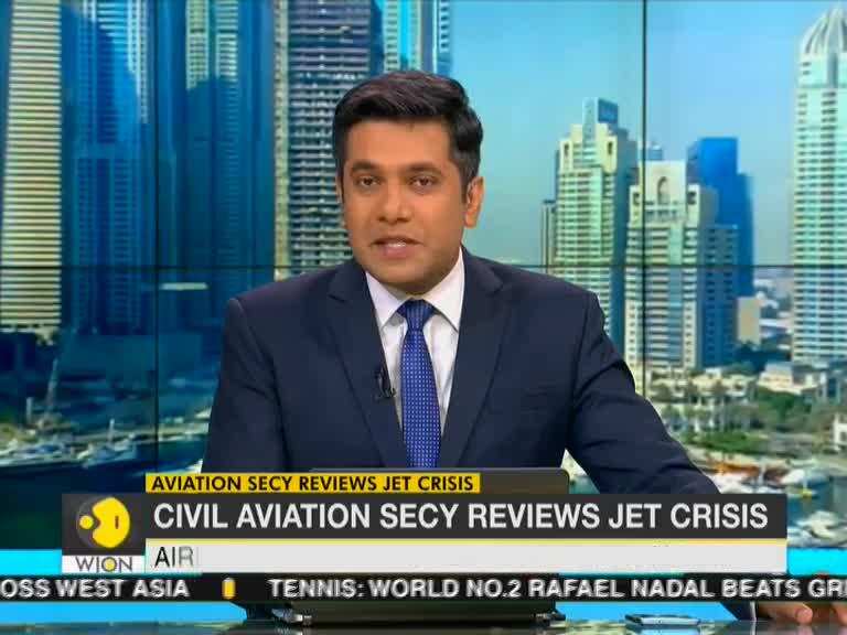 Civil aviation secretary brief media over Jet Airways crisis