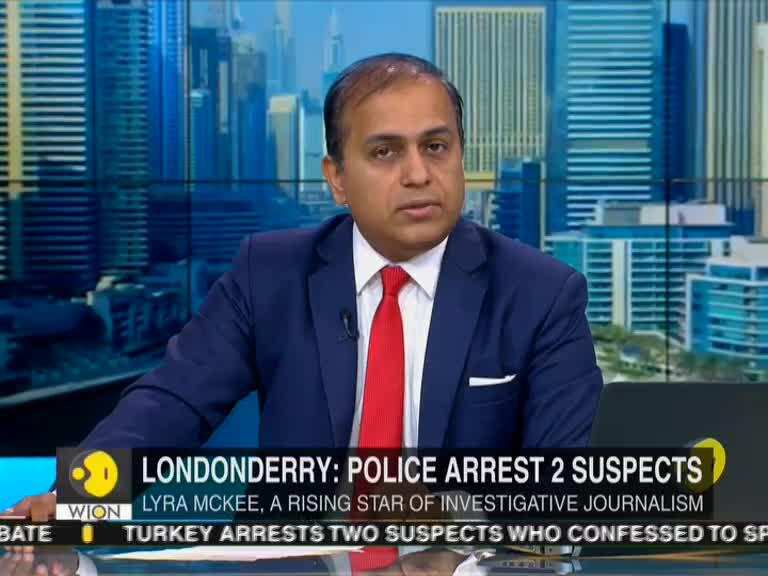 Police arrest teenagers over killing of journalist in Londonderry
