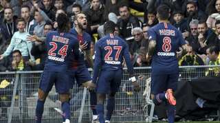 Paris Saint-Germain win sixth French title in seven years