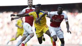 Arsenal's top four bid rocked by Crystal Palace