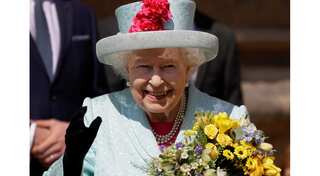 Britain's Queen Elizabeth celebrates 93rd birthday at Easter service