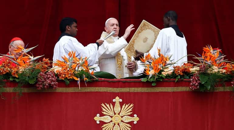 Pope Francis expressed his condolence