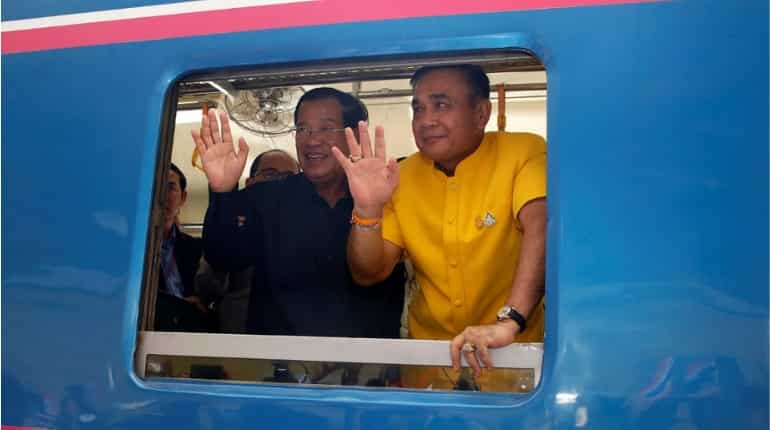 Cambodia, Thailand reconnected by rail after 45 years Cambodia, Thailand reconnected by rail after 45 years
