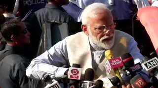 Weapon of terrorism is IED, strength of democracy is voter ID, says PM Modi after casting his vote