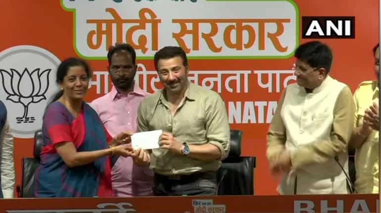 Actor Sunny Deol joins BJP, likely to contest election from Gurdaspur Actor Sunny Deol joins BJP, likely to contest election from Gurdaspur