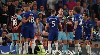 Chelsea held 2-2 by Burnley, denting Champions League hopes