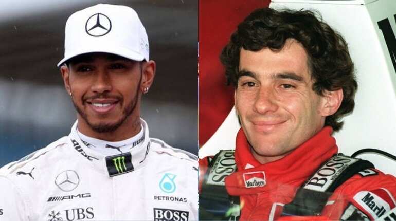 Formula One: Gerhard Berger says Lewis Hamilton is now on a par with Ayrton Senna