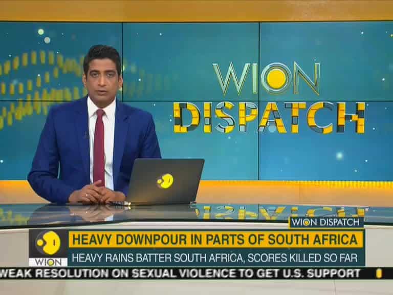 Heavy downpour in parts of South Africa