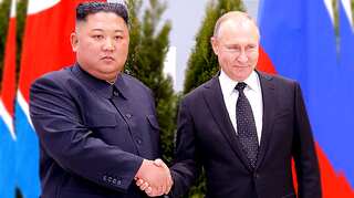 Kim, Putin vow to seek closer ties at first talks