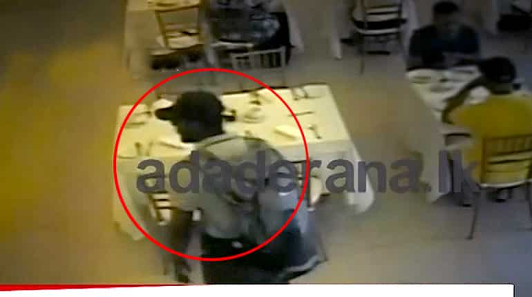 CCTV footage shows suspected Sri Lanka bomber pacing in hotel restaurant