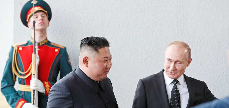 North Korea needs 'security guarantees' in exchange for denuclearisation, says Putin after meeting Kim North Korea needs 'security guarantees' in exchange for denuclearisation, says Putin after meeting Kim