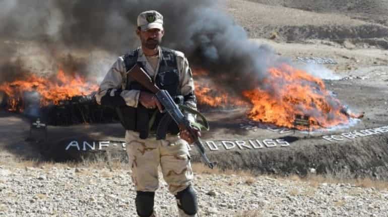 Pakistan destroys narcotics, smuggled contraband worth $21 million Pakistan destroys narcotics, smuggled contraband worth $21 million