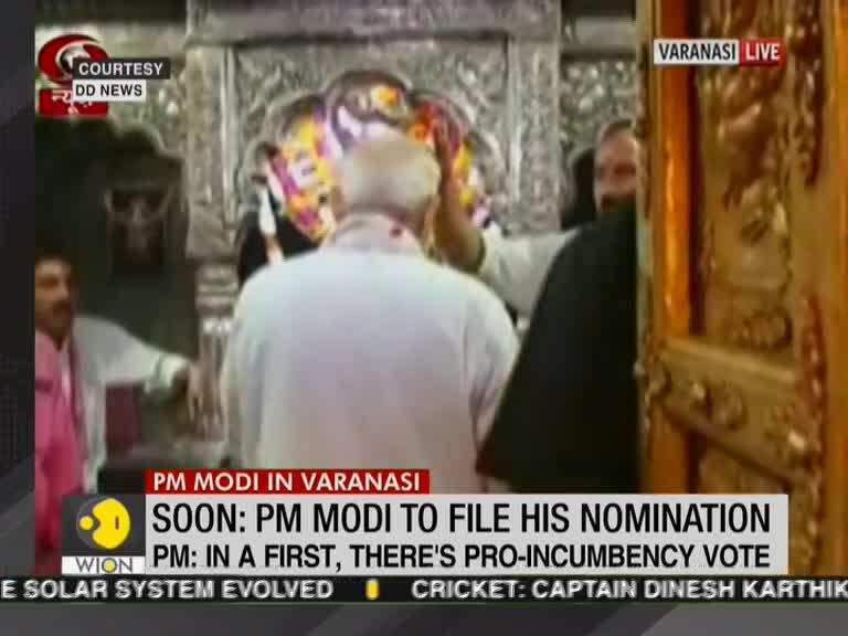 Accompanied by top NDA leaders, PM Narendra Modi to file nomination from Varanasi