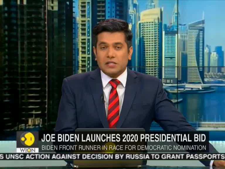 US election 2020: Joe Biden officially launches presidential bid