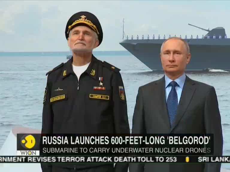 Russia launches World's largest submarine 'Belgorod'