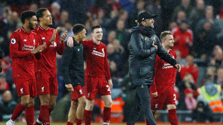 Mohamed Salah and Sadio Mane send Liverpool top - for now Mohamed Salah and Sadio Mane send Liverpool top - for now